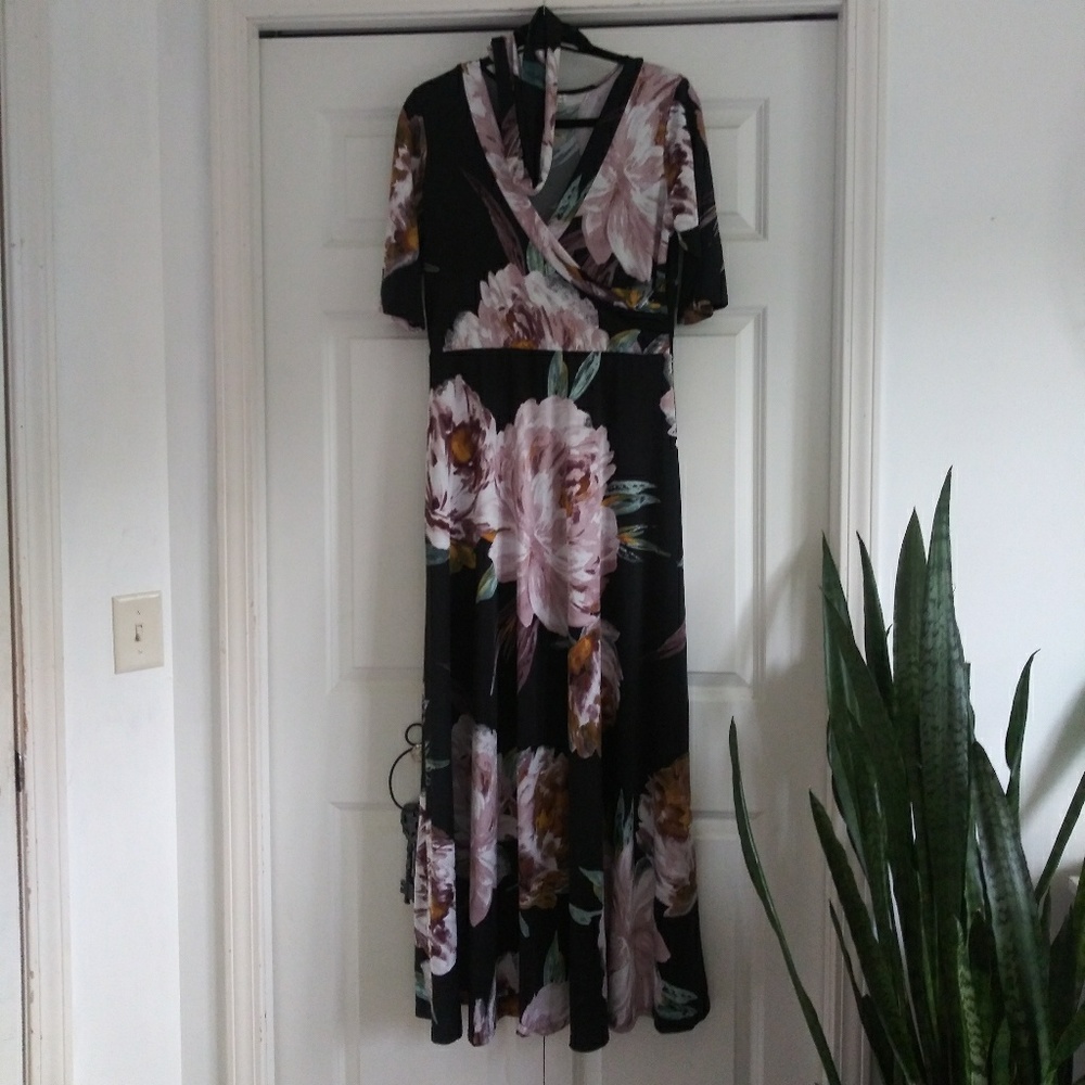 Faux Wrap Dress